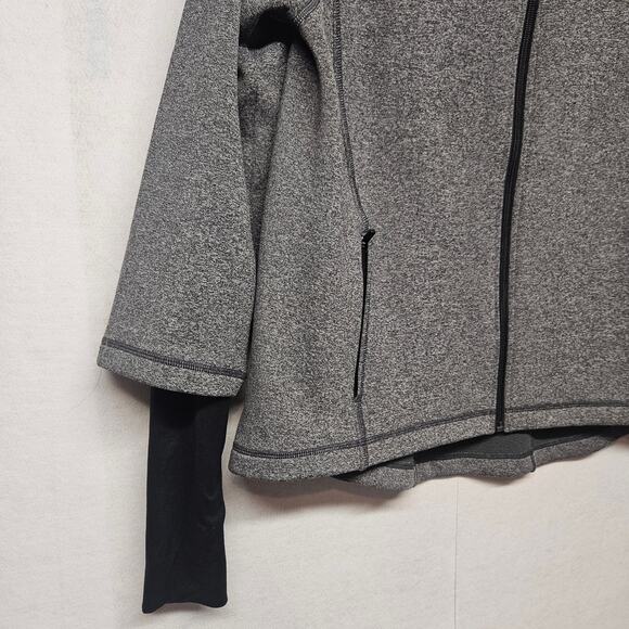 Sweaty Betty Hoodie Gray and Black Full Zip Stretch Activewear Training Lounge - Picture 2 of 7